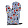 Dog House Collection Manchester Terrier Oven Mitt Heat Resistant Thick Oven Mitt for Hot Pans and Oven, Kitchen Mitt Protect Hands, Cooking Baking Glove