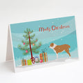 Central Asian Shepherd Dog Merry Christmas Tree Greeting Cards Pack of 8 Blank Cards with Envelopes Whimsical A7 Size 5x7