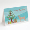Chihuahua Merry Christmas Tree Greeting Cards Pack of 8 Blank Cards with Envelopes Whimsical A7 Size 5x7