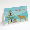 Shar Pei Merry Christmas Tree Greeting Cards Pack of 8 Blank Cards with Envelopes Whimsical A7 Size 5x7