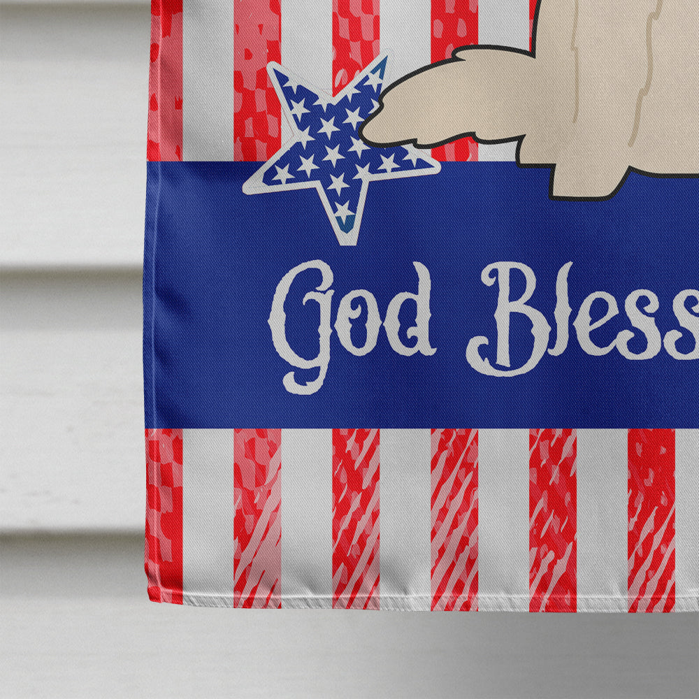 Patriotic USA Moscow Watchdog House Flag 28x40 Porch Sleeve Pole Decorative Outside Yard Banner Artwork Wall Hanging, Polyester