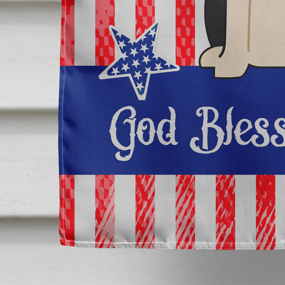 Patriotic USA Russo-European Laika Spitz House Flag 28x40 Porch Sleeve Pole Decorative Outside Yard Banner Artwork Wall Hanging, Polyester