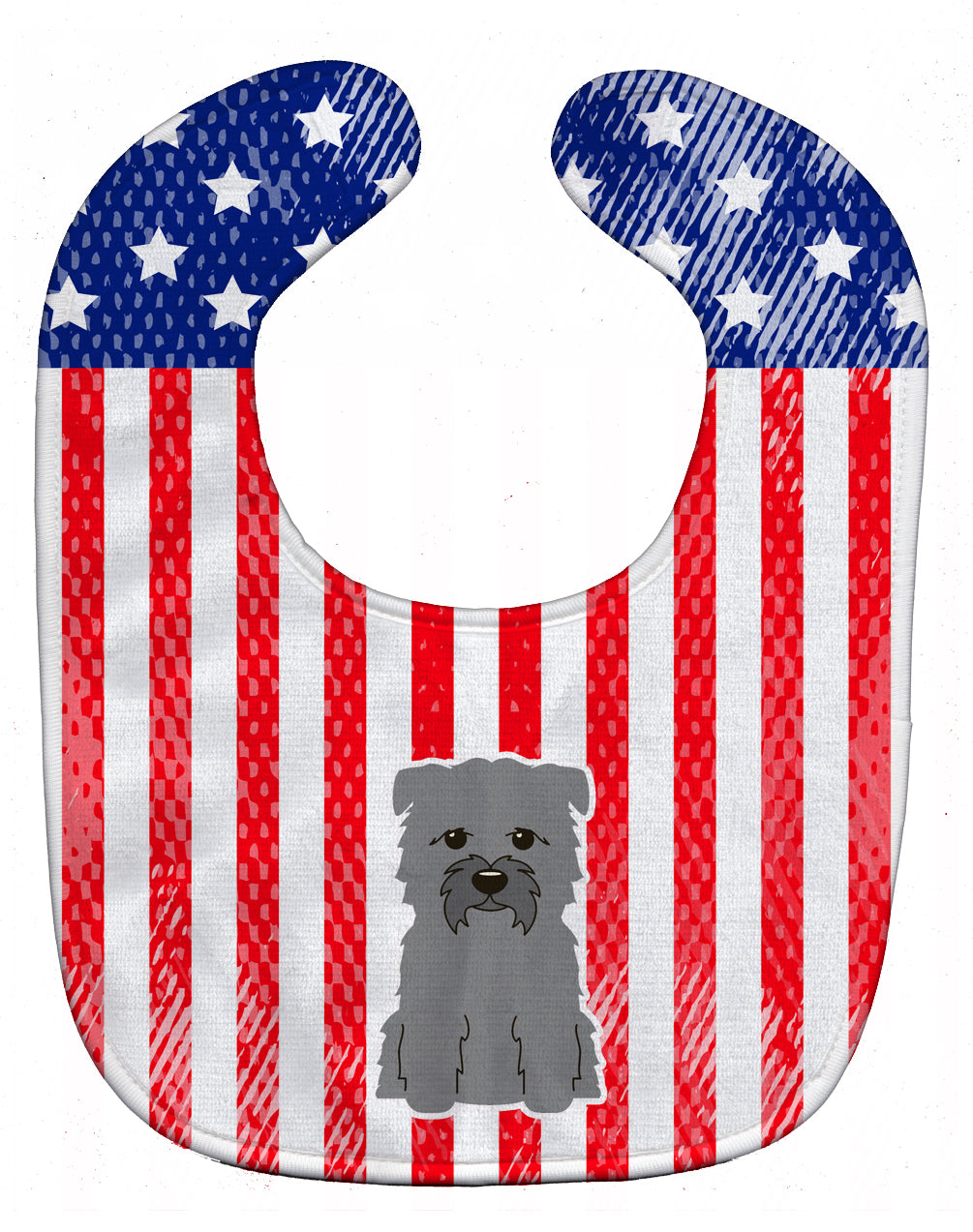 Patriotic USA Glen of Imal Grey Baby Bib Easy-Clean Baby Bib Baby Feeding Accessory Baby Mealtime Essential, 10 x 13, Multicolor
