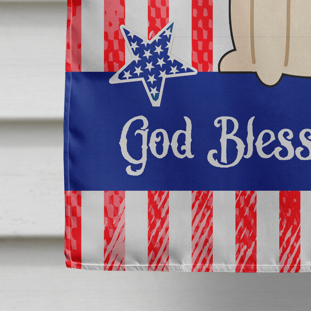 Patriotic USA Jack Russell Terrier House Flag 28x40 Porch Sleeve Pole Decorative Outside Yard Banner Artwork Wall Hanging, Polyester