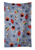 Grand Basset Griffon Vendeen Dog House Collection Kitchen Towel Velour Plush Front and Cotton Loop Back Machine Washable