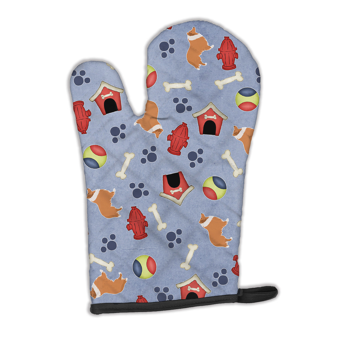 Collie Dog House Collection Oven Mitt Heat Resistant Thick Oven Mitt for Hot Pans and Oven, Kitchen Mitt Protect Hands, Cooking Baking Glove