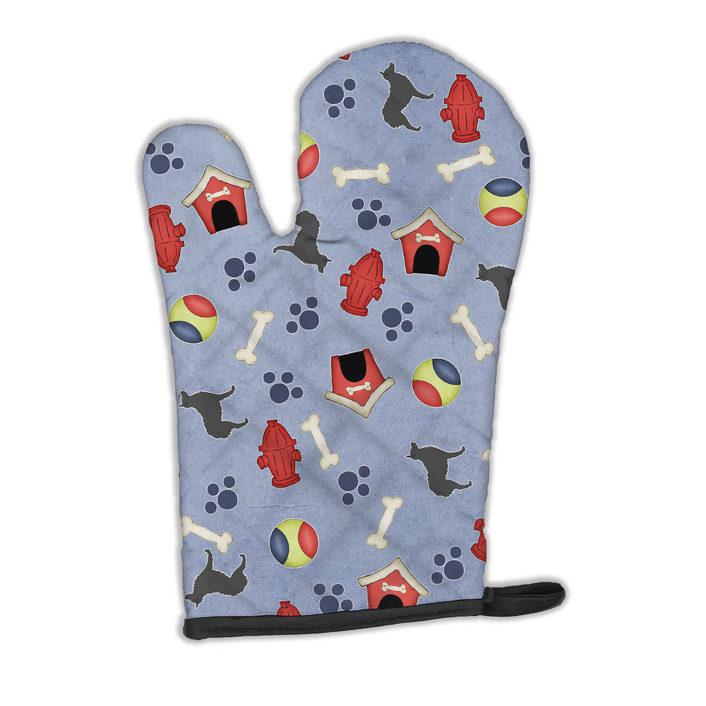 Croatian Sheepdog Dog House Collection Oven Mitt Heat Resistant Thick Oven Mitt for Hot Pans and Oven, Kitchen Mitt Protect Hands, Cooking Baking Glove