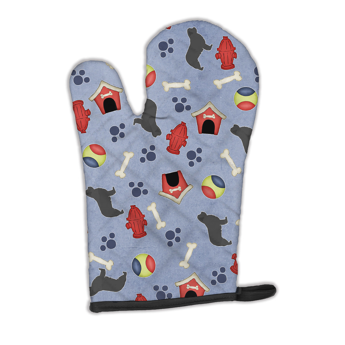 Newfoundland Dog House Collection Oven Mitt Heat Resistant Thick Oven Mitt for Hot Pans and Oven, Kitchen Mitt Protect Hands, Cooking Baking Glove