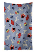 Anatolian Shepherd Dog House Collection Kitchen Towel Velour Plush Front and Cotton Loop Back Machine Washable