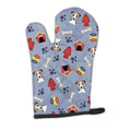 Dog House Collection Jack Russell Terrier Oven Mitt Heat Resistant Thick Oven Mitt for Hot Pans and Oven, Kitchen Mitt Protect Hands, Cooking Baking Glove