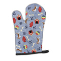 Dog House Collection Basset Hound Oven Mitt Heat Resistant Thick Oven Mitt for Hot Pans and Oven, Kitchen Mitt Protect Hands, Cooking Baking Glove