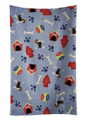 Dog House Collection Beagle Kitchen Towel Velour Plush Front and Cotton Loop Back Machine Washable