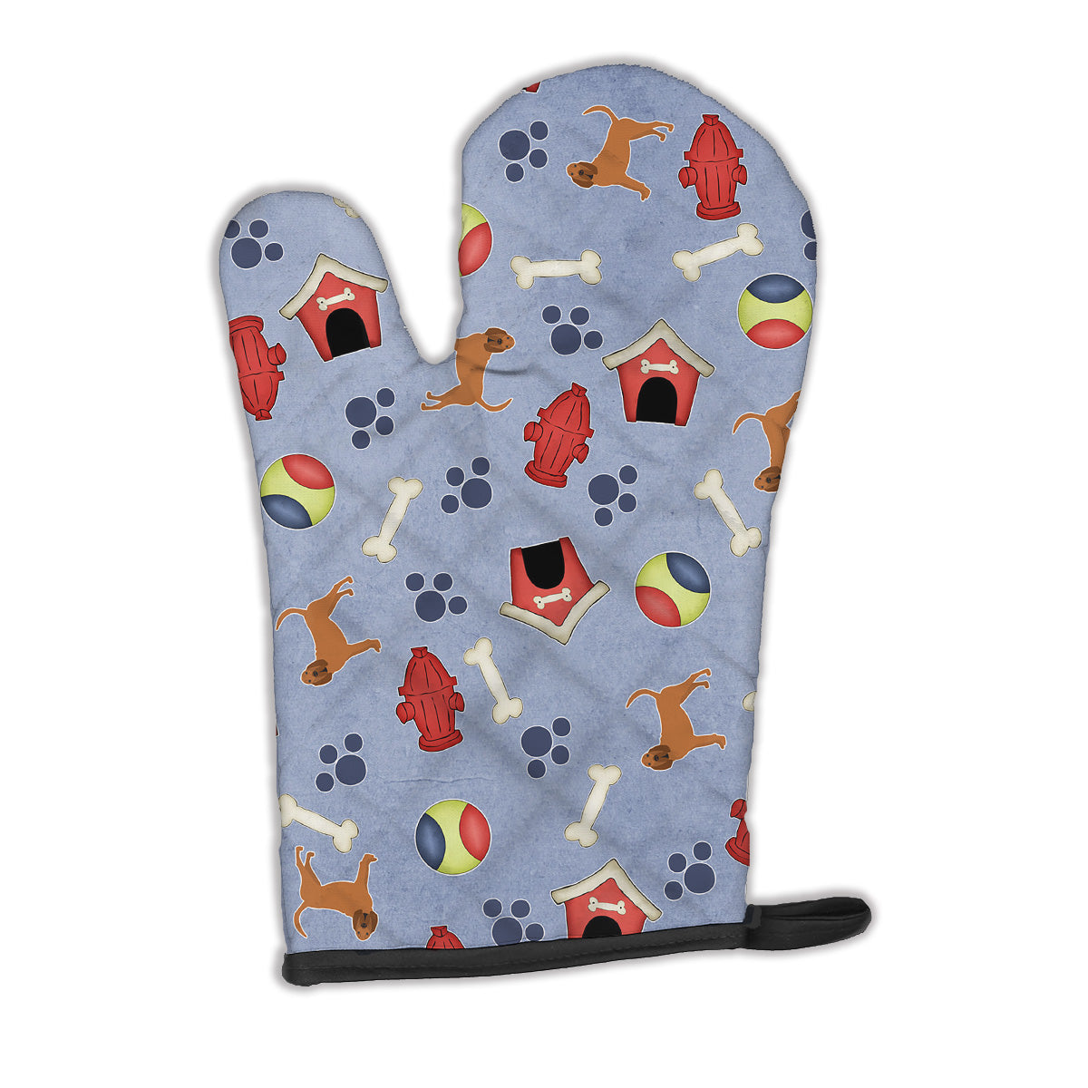 Dog House Collection Bloodhound Oven Mitt Heat Resistant Thick Oven Mitt for Hot Pans and Oven, Kitchen Mitt Protect Hands, Cooking Baking Glove