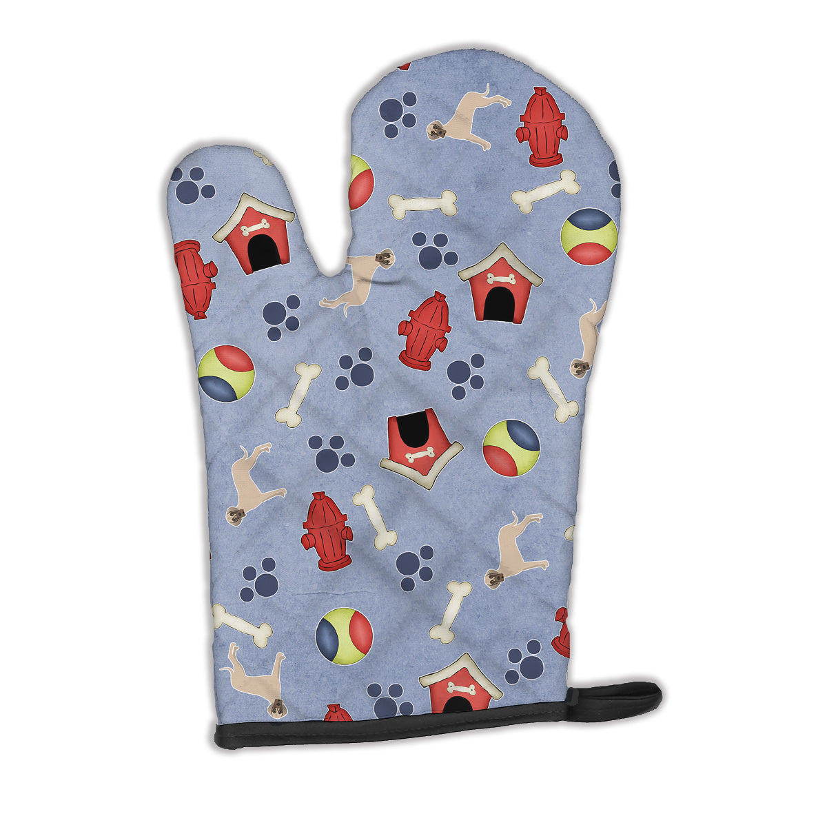 Dog House Collection Fawn Natural Great Dane Oven Mitt Heat Resistant Thick Oven Mitt for Hot Pans and Oven, Kitchen Mitt Protect Hands, Cooking Baking Glove