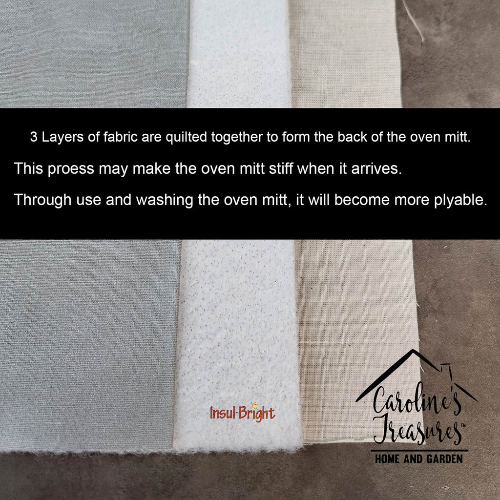 Dog House Collection Harlequin Natural Great Dane Oven Mitt Heat Resistant Thick Oven Mitt for Hot Pans and Oven, Kitchen Mitt Protect Hands, Cooking Baking Glove