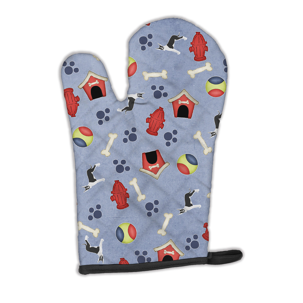 Dog House Collection Mantle Cropped Great Dane Oven Mitt Heat Resistant Thick Oven Mitt for Hot Pans and Oven, Kitchen Mitt Protect Hands, Cooking Baking Glove