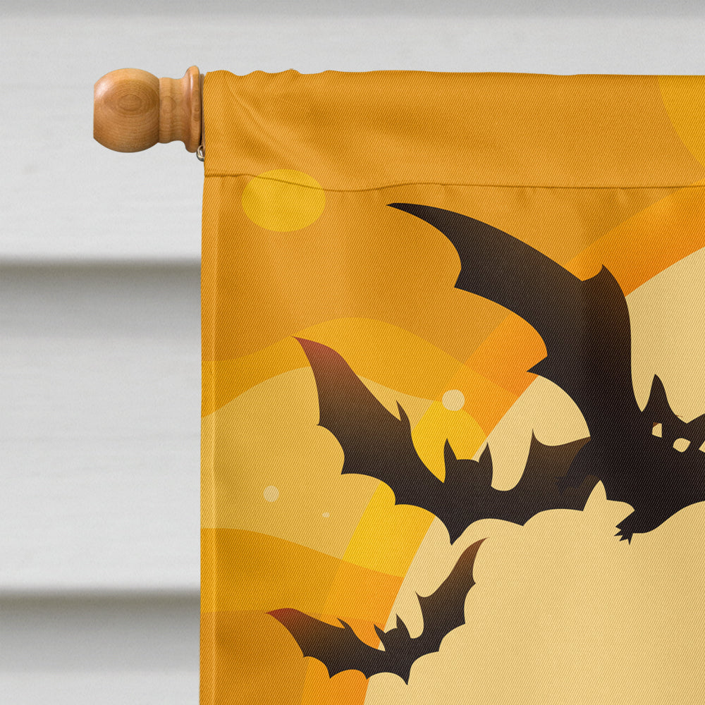 Halloween Cocker Spaniel Red House Flag 28x40 Porch Sleeve Pole Decorative Outside Yard Banner Artwork Wall Hanging, Polyester