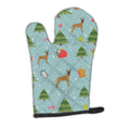 Christmas Brindle Cropped Great Dane Oven Mitt Heat Resistant Thick Oven Mitt for Hot Pans and Oven, Kitchen Mitt Protect Hands, Cooking Baking Glove