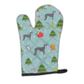 Christmas Italian Greyhound Oven Mitt Heat Resistant Thick Oven Mitt for Hot Pans and Oven, Kitchen Mitt Protect Hands, Cooking Baking Glove