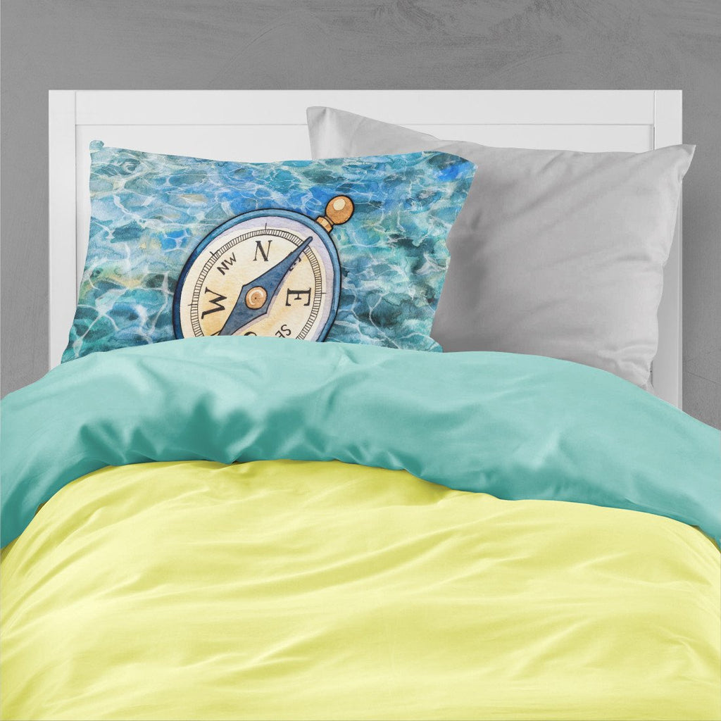 Compass Standard Pillowcase Lightweight Super Soft Easy Care Decorative Artwork Pillowcase, Standard
