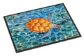 Sea Turtle Doormat Indoor Outdoor 24H X 36W Front Door Mat Rugs for Entryway, Non Slip Washable Low Pile,
