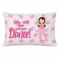 Ballet Long Dark Hair Standard Pillowcase Lightweight Super Soft Easy Care Decorative Artwork Pillowcase, Standard