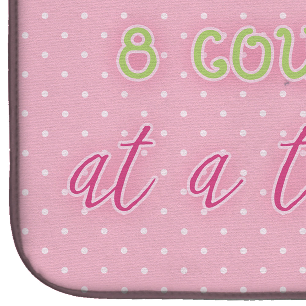 Ballet in 8 Counts Blonde Dish Drying Mat Absorbent Dish Drying Mat Pad for Kitchen Counter Dish Drainer Mat for Countertop, 14 x 21", Multicolor