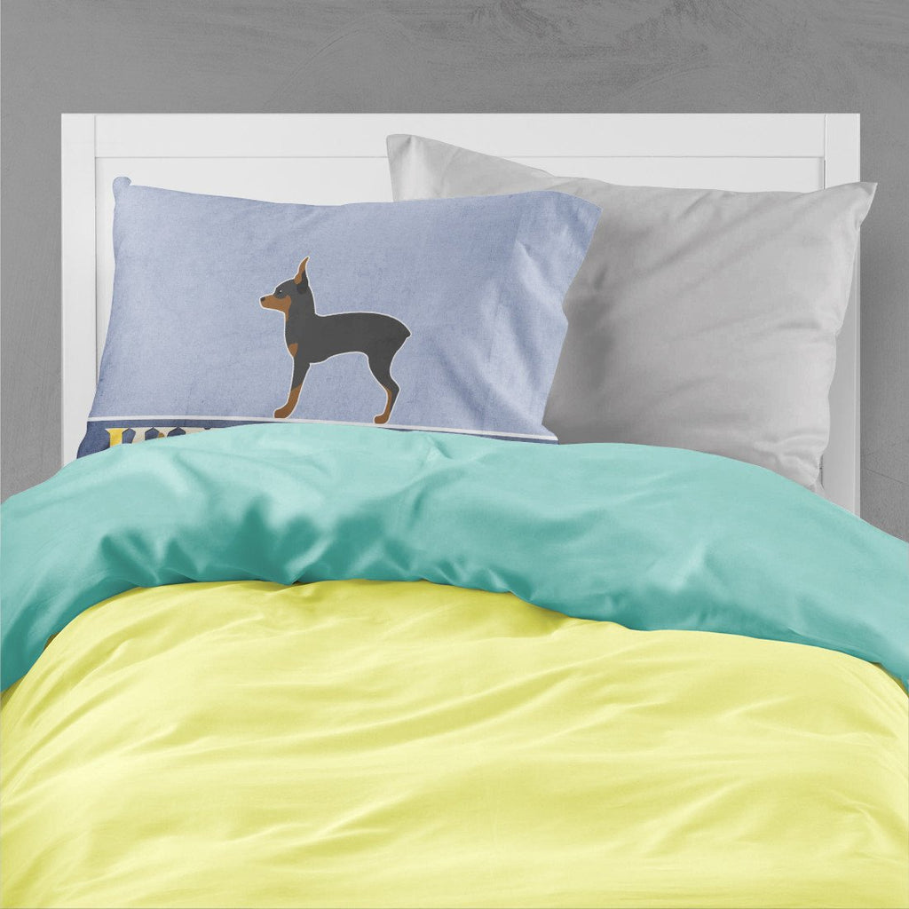 Toy Fox Terrier Welcome Standard Pillowcase Lightweight Super Soft Easy Care Decorative Artwork Pillowcase, Standard