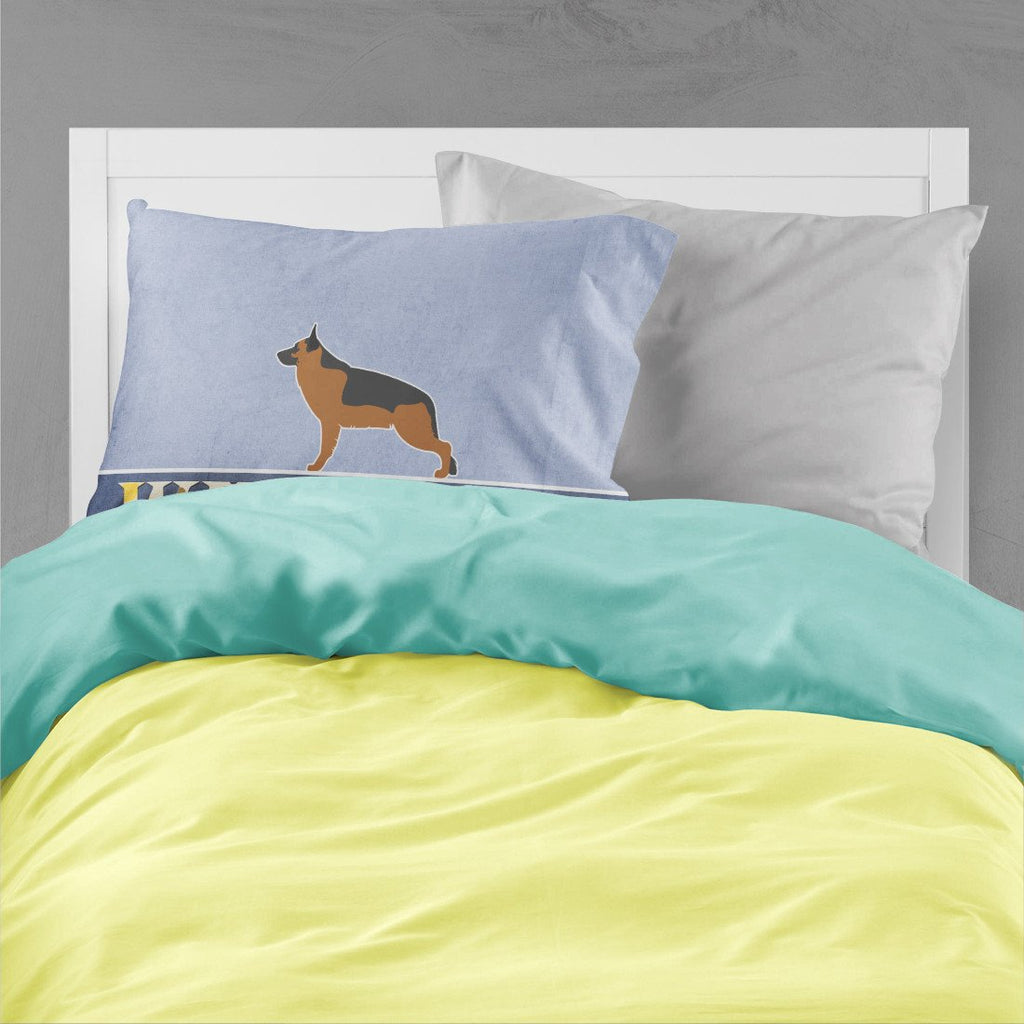 German Shepherd Welcome Standard Pillowcase Lightweight Super Soft Easy Care Decorative Artwork Pillowcase, Standard