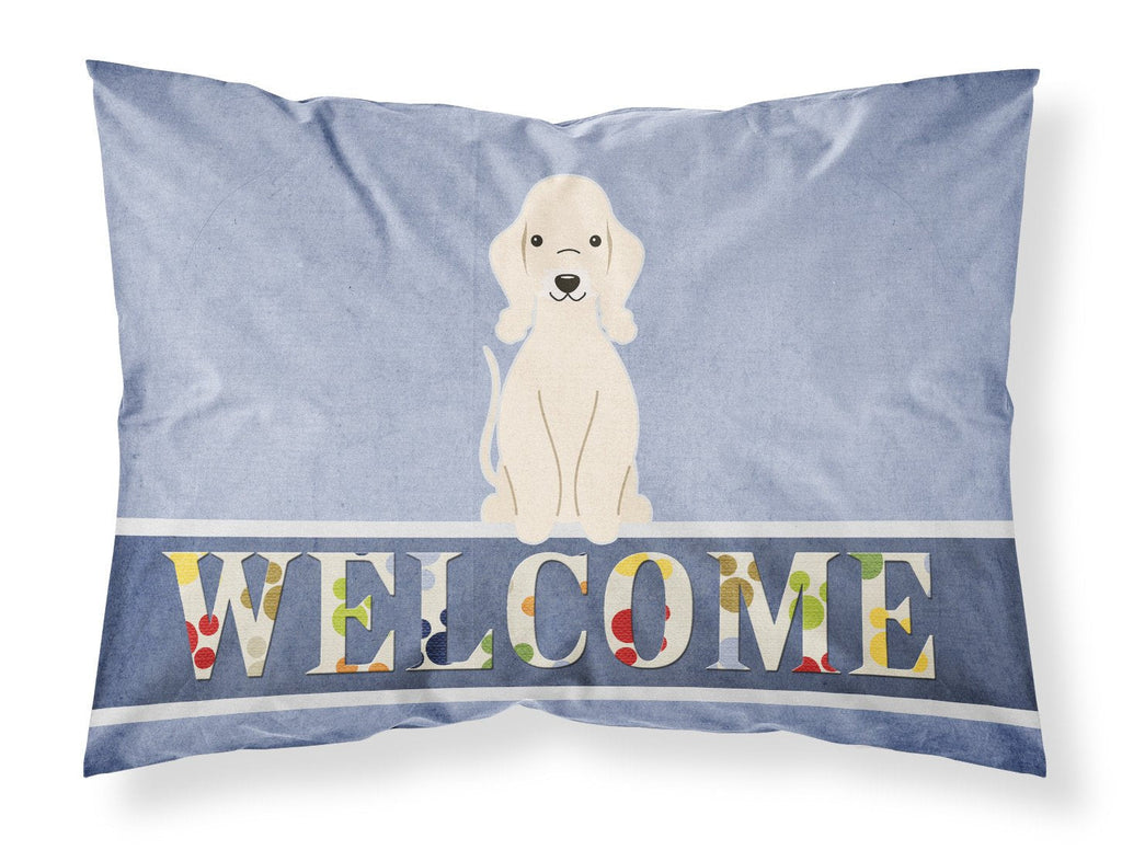 Bedlington Terrier Sandy Welcome Standard Pillowcase Lightweight Super Soft Easy Care Decorative Artwork Pillowcase, Standard