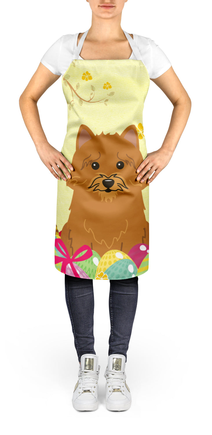 Easter Eggs Norwich Terrier Apron Cooking Kitchen Server Baking Crafts Gardening for Adult Women Men, Unisex, Large, Multicolor