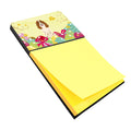 Easter Eggs Russian Spaniel Watercolor Sticky Note Holder Refillable Dispenser Desk Accessory 3x3 Pad Gift