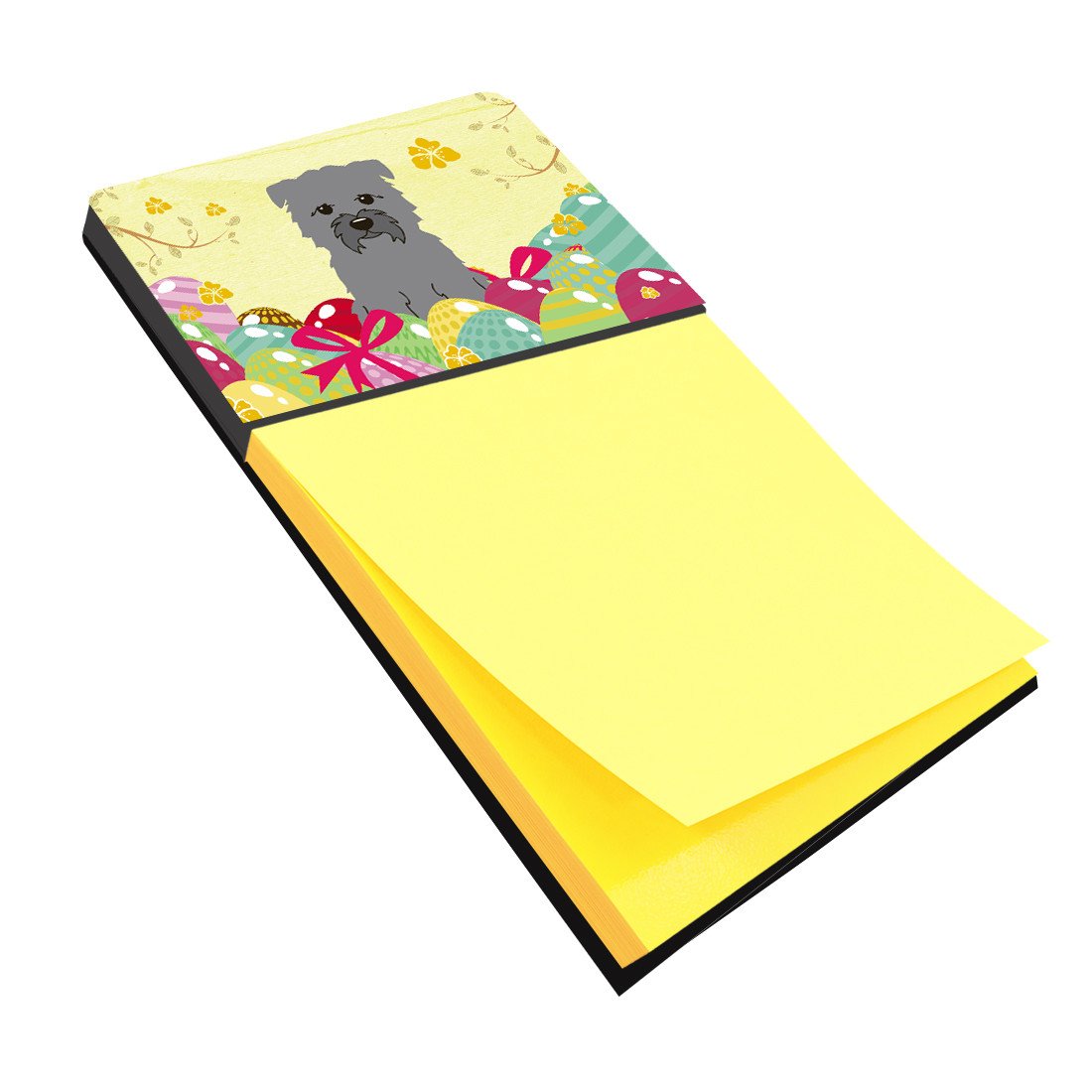 Easter Eggs Glen of Imal Grey Watercolor Sticky Note Holder Refillable Dispenser Desk Accessory 3x3 Pad Gift
