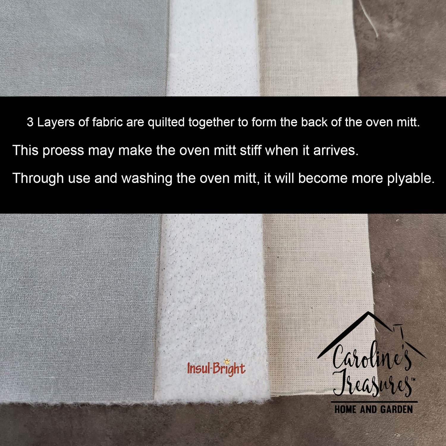 Easter Eggs Papillon Sable White Oven Mitt Heat Resistant Thick Oven Mitt for Hot Pans and Oven, Kitchen Mitt Protect Hands, Cooking Baking Glove