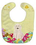 Easter Eggs Great Pyrenese Baby Bib Easy-Clean Baby Bib Baby Feeding Accessory Baby Mealtime Essential, 10 x 13, Multicolor