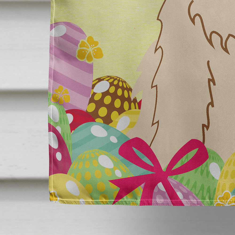 Easter Eggs Cocker Spaniel Buff House Flag 28x40 Porch Sleeve Pole Decorative Outside Yard Banner Artwork Wall Hanging, Polyester