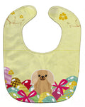 Easter Eggs Pekingese Fawn Sable Baby Bib Easy-Clean Baby Bib Baby Feeding Accessory Baby Mealtime Essential, 10 x 13, Multicolor