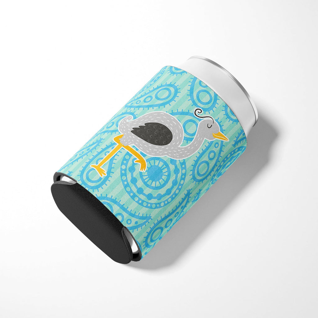 Ostrich Can or Bottle Hugger Cooler Sleeve for Standard 12 oz Cans, Insulated Foam Beer & Soda Can Hugger Reusable