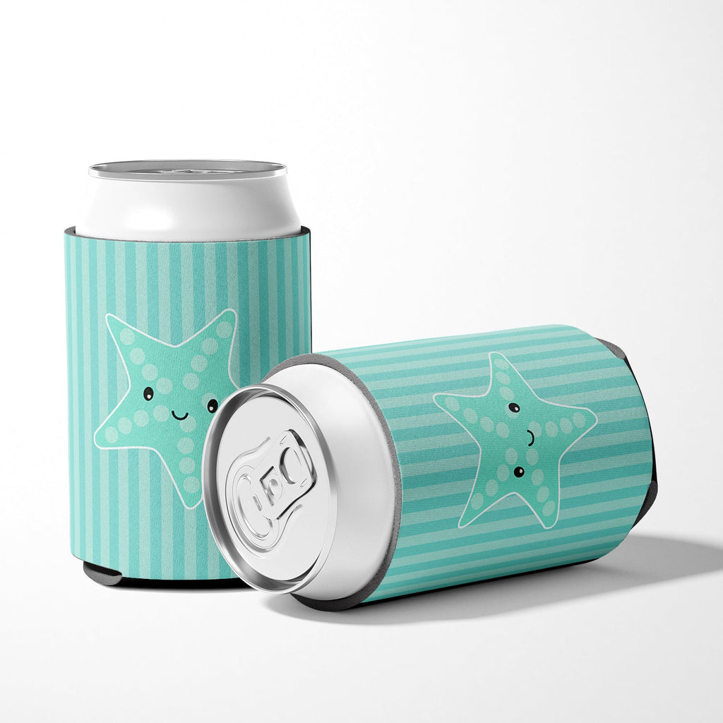 Starfish Can or Bottle Hugger Cooler Sleeve for Standard 12 oz Cans, Insulated Foam Beer & Soda Can Hugger Reusable