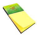 Summer Time Watercolor Sticky Note Holder Refillable Dispenser Desk Accessory 3x3 Pad Gift