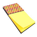 Watercolor Rainbow Dots and Sqiggles Watercolor Sticky Note Holder Refillable Dispenser Desk Accessory 3x3 Pad Gift