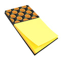Watecolor Halloween Jack-O-Lantern Watercolor Sticky Note Holder Refillable Dispenser Desk Accessory 3x3 Pad Gift