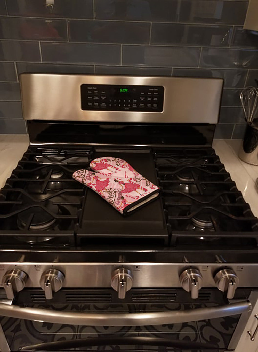 Watercolor Sweets Galore Oven Mitt Heat Resistant Thick Oven Mitt for Hot Pans and Oven, Kitchen Mitt Protect Hands, Cooking Baking Glove