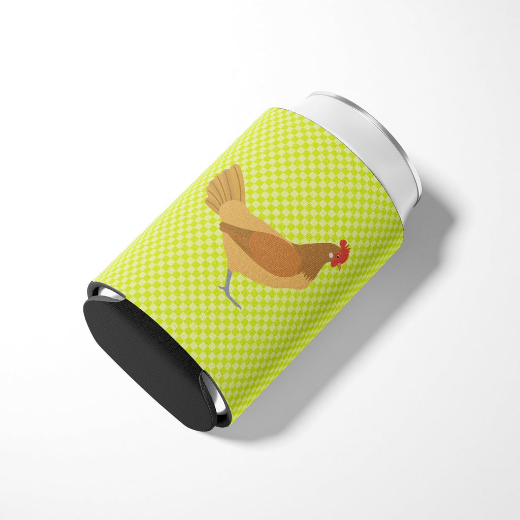 Frisian Friesian Chicken Green Can or Bottle Hugger Cooler Sleeve for Standard 12 oz Cans, Insulated Foam Beer & Soda Can Hugger Reusable