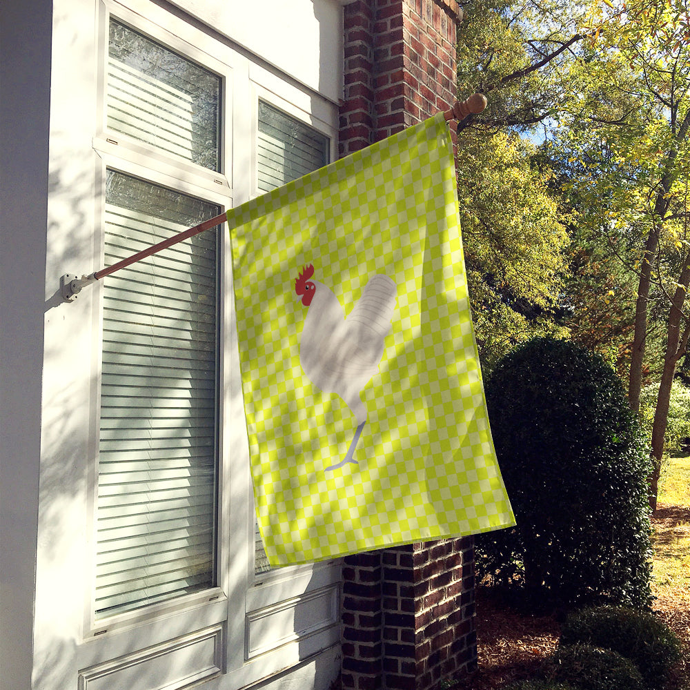 German Langshan Chicken Green House Flag 28x40 Porch Sleeve Pole Decorative Outside Yard Banner Artwork Wall Hanging, Polyester