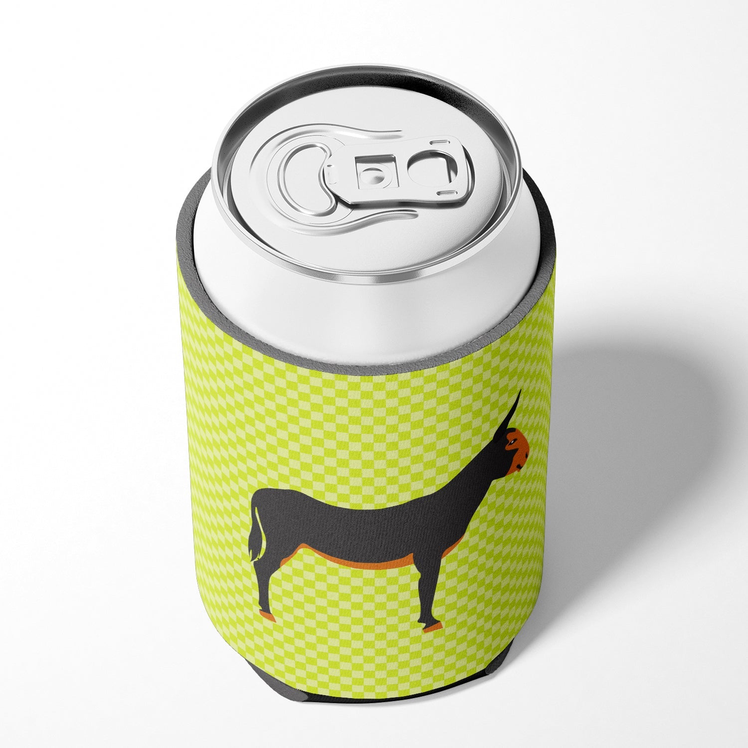 Catalan Donkey Green Can or Bottle Hugger Cooler Sleeve for Standard 12 oz Cans, Insulated Foam Beer & Soda Can Hugger Reusable