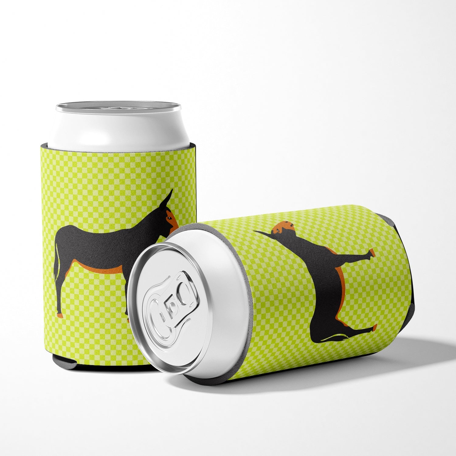 Catalan Donkey Green Can or Bottle Hugger Cooler Sleeve for Standard 12 oz Cans, Insulated Foam Beer & Soda Can Hugger Reusable
