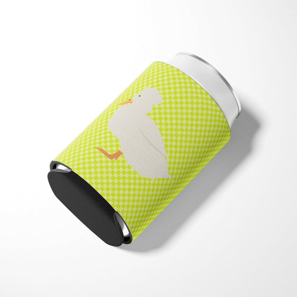 Crested Duck Green Can or Bottle Hugger Cooler Sleeve for Standard 12 oz Cans, Insulated Foam Beer & Soda Can Hugger Reusable
