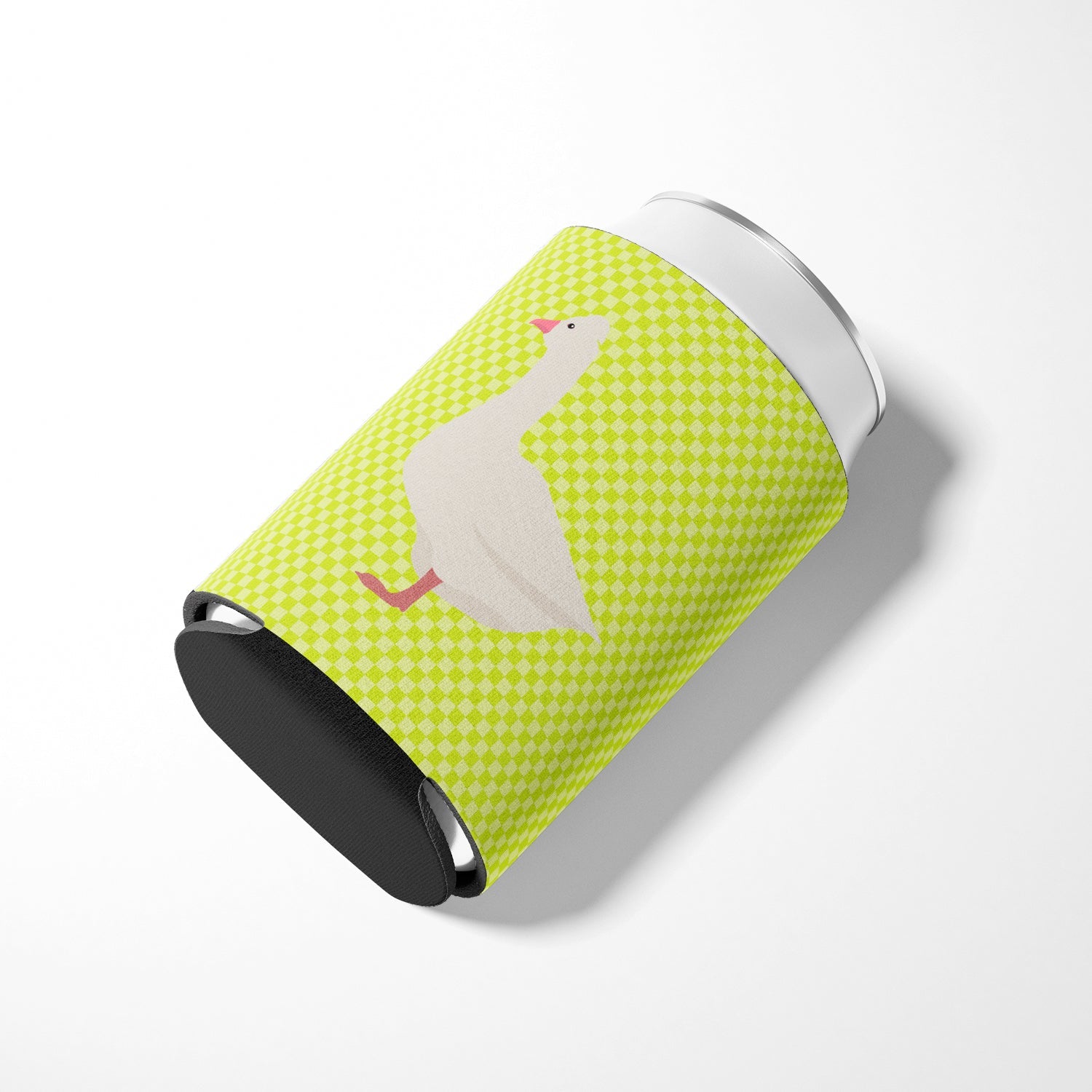 Roman Goose Green Can or Bottle Hugger Cooler Sleeve for Standard 12 oz Cans, Insulated Foam Beer & Soda Can Hugger Reusable