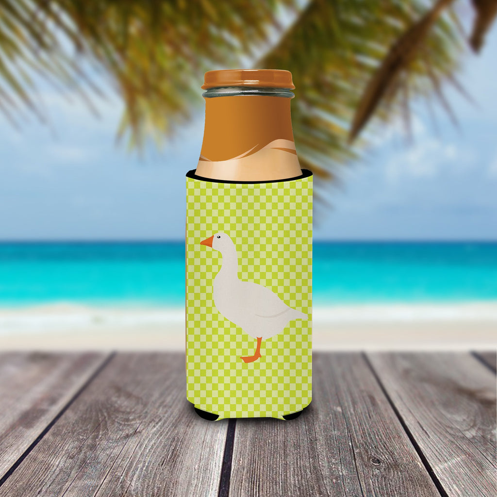 Shire Horse Green Slim Can Hugger , Insulated Foam Hugger for 12 oz Slim Cans, Beer Bottles & Water Bottles, Printed in USA